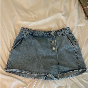 Zara Blue Denim Skort